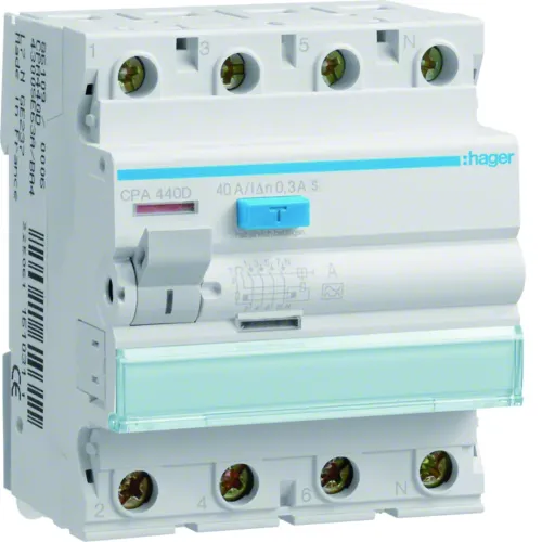 ПЗВ 4P 6kA 40A 300mA A S ПЗВ 4P 6kA 40A 300mA A S