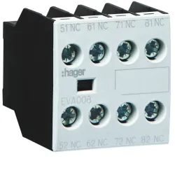 Додатковий контакт 4НЗ для EV007…EV038, EVN022…EVN045, EVL014…EVL027, EVR004… Додатковий контакт 4НЗ для EV007…EV038, EVN022…EVN045, EVL014…EVL027, EVR004…