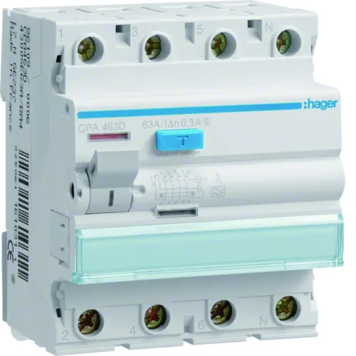 ПЗВ 4P 6kA 63A 300mA A S ПЗВ 4P 6kA 63A 300mA A S