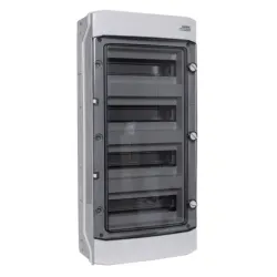 Модульный щиток PHS 48T настенного монтажа IP65 4×12 модулей Модульный щиток PHS 48T настенного монтажа IP65 4×12 модулей