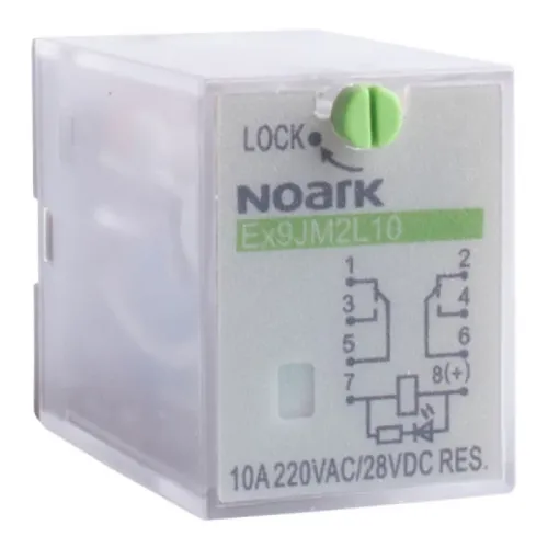 Реле електромеханічне Ex9JM2L10 12VDC 2 контакти 10A 12V/DC Реле електромеханічне Ex9JM2L10 12VDC 2 контакти 10A 12V/DC