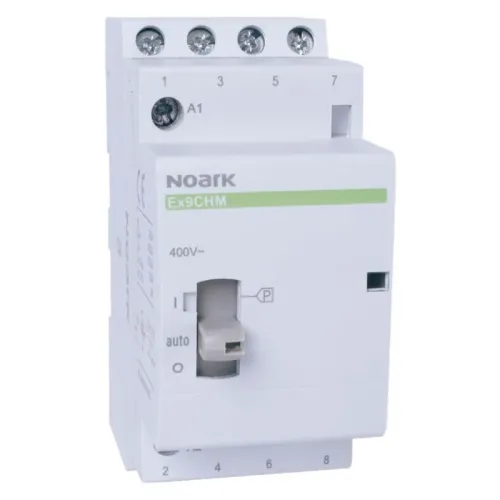 Модульний контактор з ручним керуванням Ex9CH20M 20A 220-240V AC 4NO Модульний контактор з ручним керуванням Ex9CH20M 20A 220-240V AC 4NO