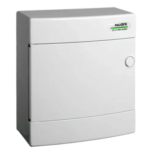 Модульный щиток PNS 8W с белыми дверцами настенного монтажа IP40 1×8 модулей Модульный щиток PNS 8W с белыми дверцами настенного монтажа IP40 1×8 модулей