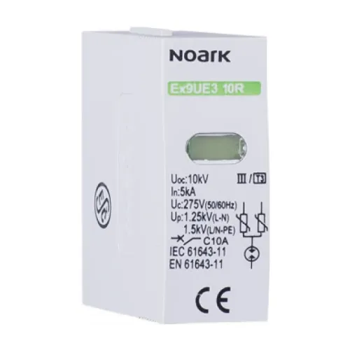 Обмежувач перенапруги Ex9UE3 клас 3 (D) In=10kA Uc=275V/AC змінний модуль Обмежувач перенапруги Ex9UE3 клас 3 (D) In=10kA Uc=275V/AC змінний модуль