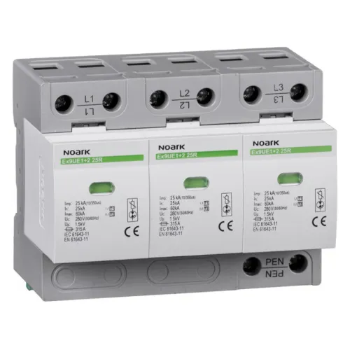 Ограничитель перенапряжения Ex9UE1+2 класс 1+2 (B+C) Iimp=25kA Uc=280V/AC 3P Ограничитель перенапряжения Ex9UE1+2 класс 1+2 (B+C) Iimp=25kA Uc=280V/AC 3P