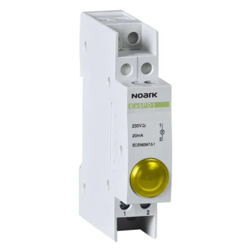Модульний індикатор Ex9PD1y 110V AC/DC 1 жовтий LED Модульний індикатор Ex9PD1y 110V AC/DC 1 жовтий LED