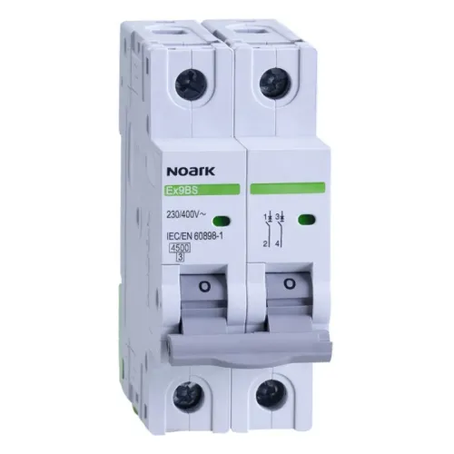 Автоматичний вимикач Ex9BS 4,5kA хар-ка C 32A 2 полюси Автоматичний вимикач Ex9BS 4,5kA хар-ка C 32A 2 полюси