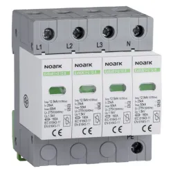 Обмежувач перенапруги Ex9UE1+2 клас 1+2 (B+C) Iimp=12,5 kA Uc=275 VAC 4 полюси Обмежувач перенапруги Ex9UE1+2 клас 1+2 (B+C) Iimp=12,5 kA Uc=275 VAC 4 полюси