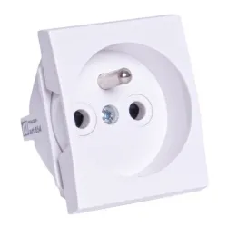 Модульна розетка 16А 250В Schuko Модульна розетка 16А 250В Schuko