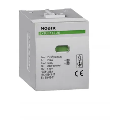 Обмежувач перенапруги Ex9UE1+2 клас 1+2 (B+C) Iimp=25kA Uc=280V/AC змінний модуль Обмежувач перенапруги Ex9UE1+2 клас 1+2 (B+C) Iimp=25kA Uc=280V/AC змінний модуль
