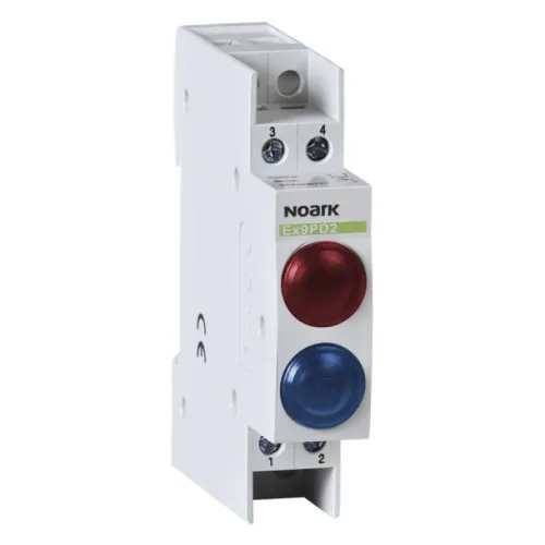Модульный индикатор Ex9PD2rb 12V AC/DC 1 красный LED и 1 синий LED Модульный индикатор Ex9PD2rb 12V AC/DC 1 красный LED и 1 синий LED