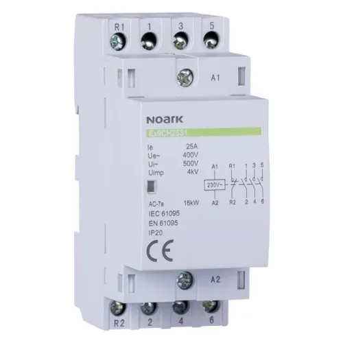 Модульный контактор Ex9CH25 25A 230V 3NO+1NC Модульный контактор Ex9CH25 25A 230V 3NO+1NC