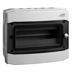 Модульный щиток PHS 12T настенного монтажа IP65 1×12 модулей Модульный щиток PHS 12T настенного монтажа IP65 1×12 модулей