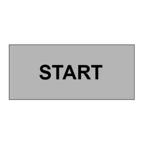Наклейка Ex9P1 S S8 (START) для шильдика Ex9P1 S SH Наклейка Ex9P1 S S8 (START) для шильдика Ex9P1 S SH