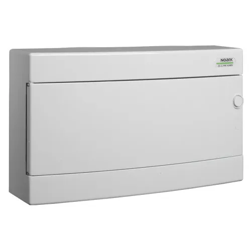 Модульный щиток PNS 18W с белыми дверцами настенного монтажа IP40 1×18 модулей Модульный щиток PNS 18W с белыми дверцами настенного монтажа IP40 1×18 модулей