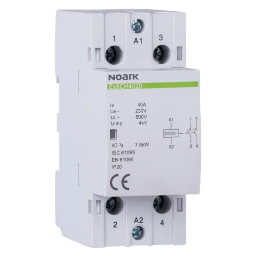 Модульний контактор Ex9CH40 40A 220/230V 2NO Модульний контактор Ex9CH40 40A 220/230V 2NO