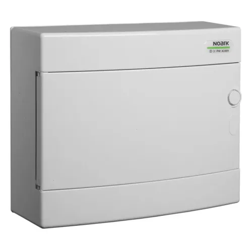 Модульный щиток PNS 12W с белыми дверцами настенного монтажа IP40 1×12 модулей Модульный щиток PNS 12W с белыми дверцами настенного монтажа IP40 1×12 модулей