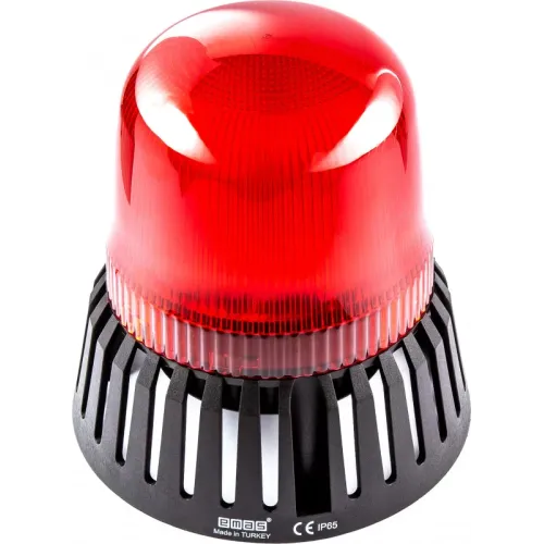 Проблесковый маяк красный мультифункциональный с зуммером 120 110-220V AC Проблесковый маяк красный мультифункциональный с зуммером 120 110-220V AC