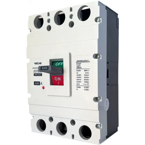 Автоматичний вимикач HM1-630L 3Р 630А 35кА Автоматичний вимикач HM1-630L 3Р 630А 35кА