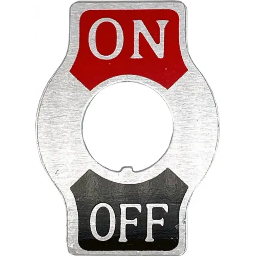 Алюмінієва табличка ON-OFF MA1 Алюмінієва табличка ON-OFF MA1