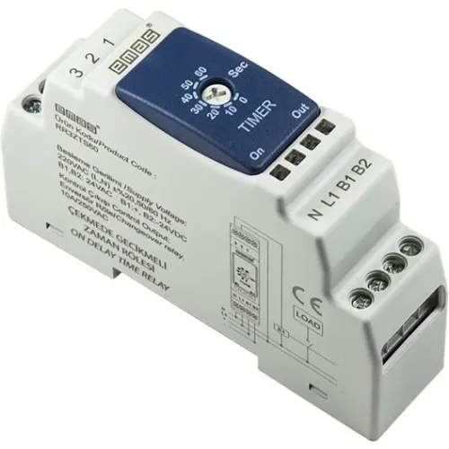 Реле времени 0,1 - 60 сек 24V AC/DC - 220V AC Реле времени 0,1 - 60 сек 24V AC/DC - 220V AC