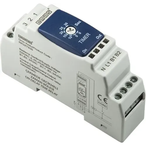 Реле часу 0,1 - 30 сек 24V AC/DC - 220V AC Реле часу 0,1 - 30 сек 24V AC/DC - 220V AC