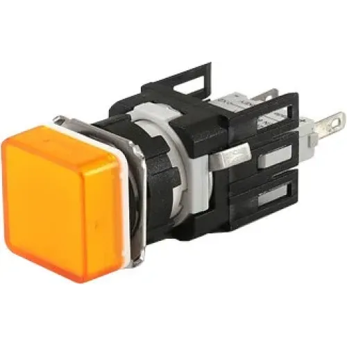 Світлосигнальна арматура квадратна жовта LED 12-24V AC/DC Світлосигнальна арматура квадратна жовта LED 12-24V AC/DC