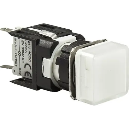 Светосигнальная арматура квадратная белая LED 12-24V AC/DC Светосигнальная арматура квадратная белая LED 12-24V AC/DC