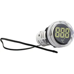 Круглий цифровий вимірювач температури ED16-22WD -25С - 150С (білий) Круглий цифровий вимірювач температури ED16-22WD -25С - 150С (білий)