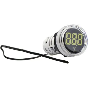 Круглий цифровий вимірювач температури ED16-22WD -25С - 150С (білий) Круглий цифровий вимірювач температури ED16-22WD -25С - 150С (білий)
