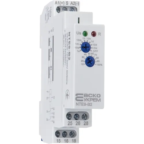 Реле задержки времени на отключение NTE9-B2 AC/DC 12-240V Реле задержки времени на отключение NTE9-B2 AC/DC 12-240V