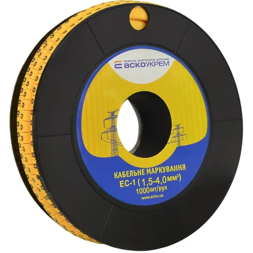 Маркування EC-1 1,5-4,0 кв.мм 2 "8" Маркування EC-1 1,5-4,0 кв.мм 2 "8"