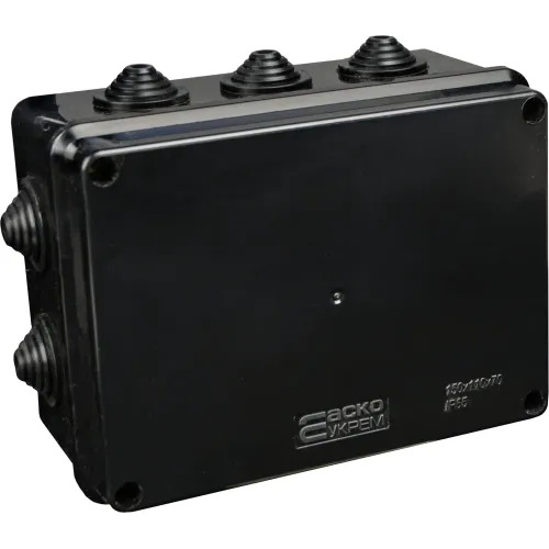 Распределительная коробка серии UAtmo Jet Black 150*110*70 (уп. 10шт) Распределительная коробка серии UAtmo Jet Black 150*110*70 (уп. 10шт)