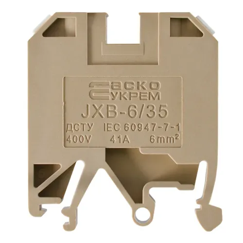 Клемник JXB 6/35 жовтий Клемник JXB 6/35 жовтий