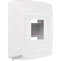 Корпус модульний пластиковий, 4 модулі, навісний, без дверцят, серії UBox Корпус модульний пластиковий, 4 модулі, навісний, без дверцят, серії UBox