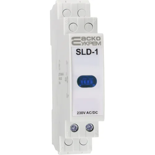 Модульный сигнальный индикатор 230V AC/DC SLD-1 синий Модульный сигнальный индикатор 230V AC/DC SLD-1 синий