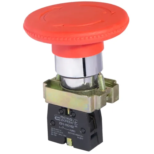 XB2-BS642 Кнопка безпеки. Повернення поворотом. d60mm XB2-BS642 Кнопка безпеки. Повернення поворотом. d60mm
