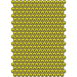 Наліпки "Знак "заземлення"" Наліпки "Знак "заземлення""