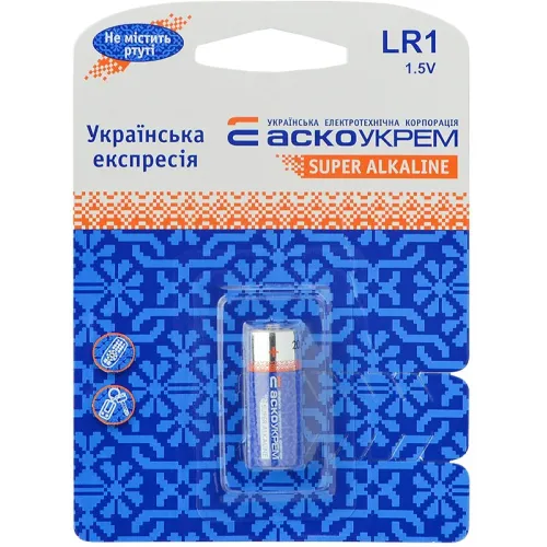 Батарея лужна LR1.BP1 (blister 1) Батарея лужна LR1.BP1 (blister 1)