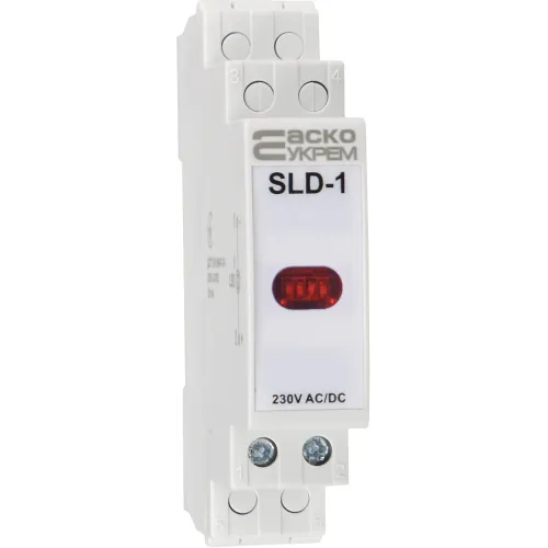 Модульный сигнальный индикатор 230V AC/DC SLD-1 красный Модульный сигнальный индикатор 230V AC/DC SLD-1 красный