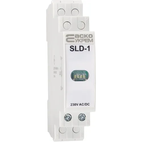 Модульный сигнальный индикатор 230V AC/DC SLD-1 белый Модульный сигнальный индикатор 230V AC/DC SLD-1 белый