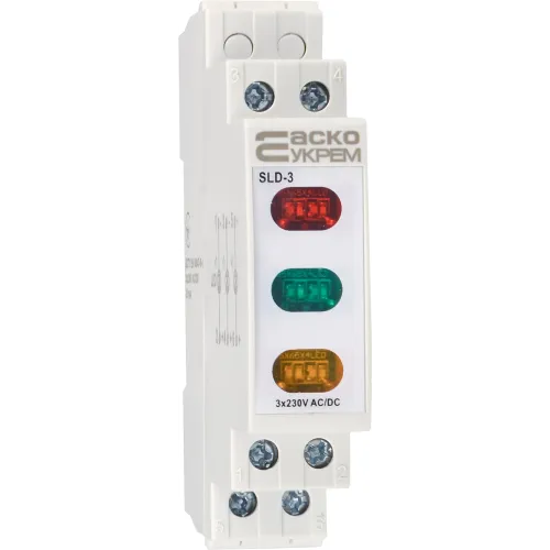 Модульный сигнальный индикатор 230V AC/DC SLD-3 Модульный сигнальный индикатор 230V AC/DC SLD-3