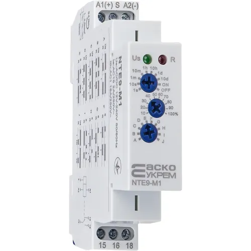 Реле времени многофункциональное NTE9-M1 AC/DC 12-240V Реле времени многофункциональное NTE9-M1 AC/DC 12-240V