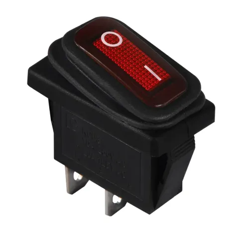 KCD3-101W R/B Переключатель 1 клав. красный влагозащищенный KCD3-101W R/B Переключатель 1 клав. красный влагозащищенный