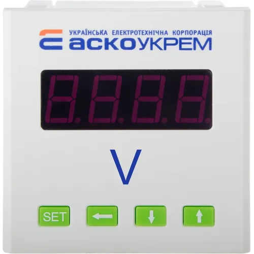 AС вольтметр цифровий 600В 80х80 модель ЦВ-8 AС вольтметр цифровий 600В 80х80 модель ЦВ-8