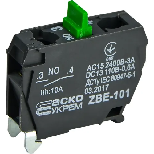 ZBE-101 N/О Контакт до постів керування XAL-D ZBE-101 N/О Контакт до постів керування XAL-D