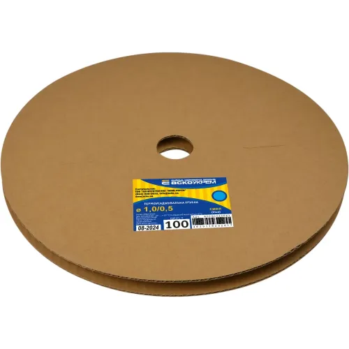 Термоусадочная трубка 1,0/0,5 (рулон 100м) синяя Термоусадочная трубка 1,0/0,5 (рулон 100м) синяя
