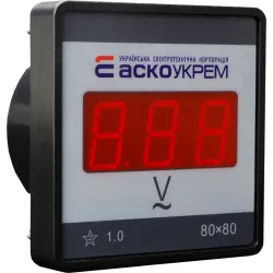 Цифровий вольтметр АС 80-500В 80х80 (ЦВ-8 LBN) Цифровий вольтметр АС 80-500В 80х80 (ЦВ-8 LBN)