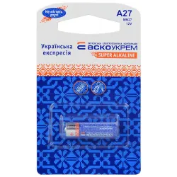 Батарея лужна A27.MN27.BP1 (blister 1) Батарея лужна A27.MN27.BP1 (blister 1)