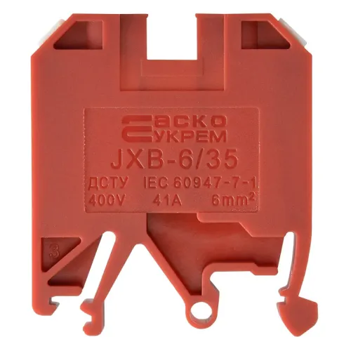 Клемник JXB 6/35 красный Клемник JXB 6/35 красный